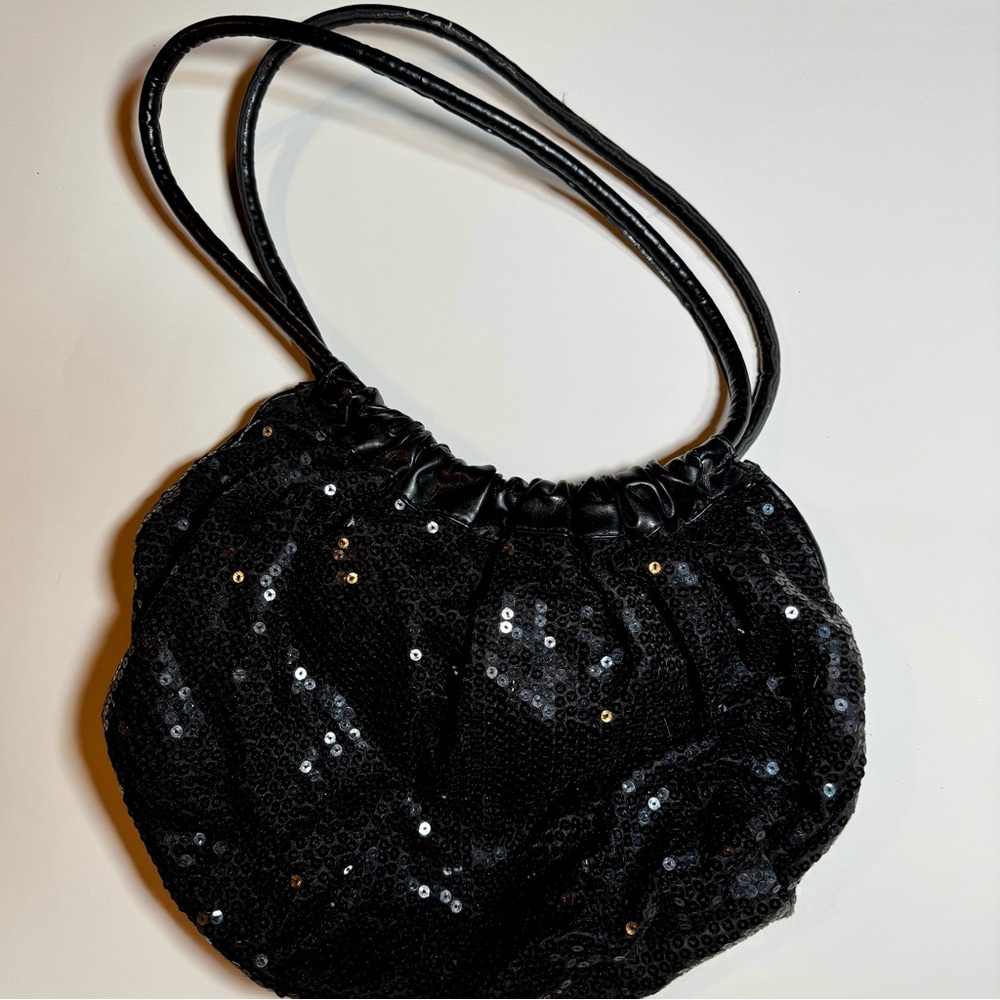 Elegant Black Sequin Women's‎ Bag